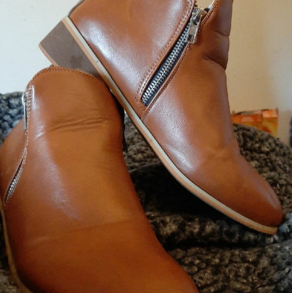 Size 12.5/13 Tan Ankle Booties